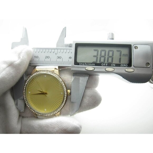 Women's Manhattan By Croton Analog Dial Crystals 38mm Watch (D260) - Picture 6 of 10